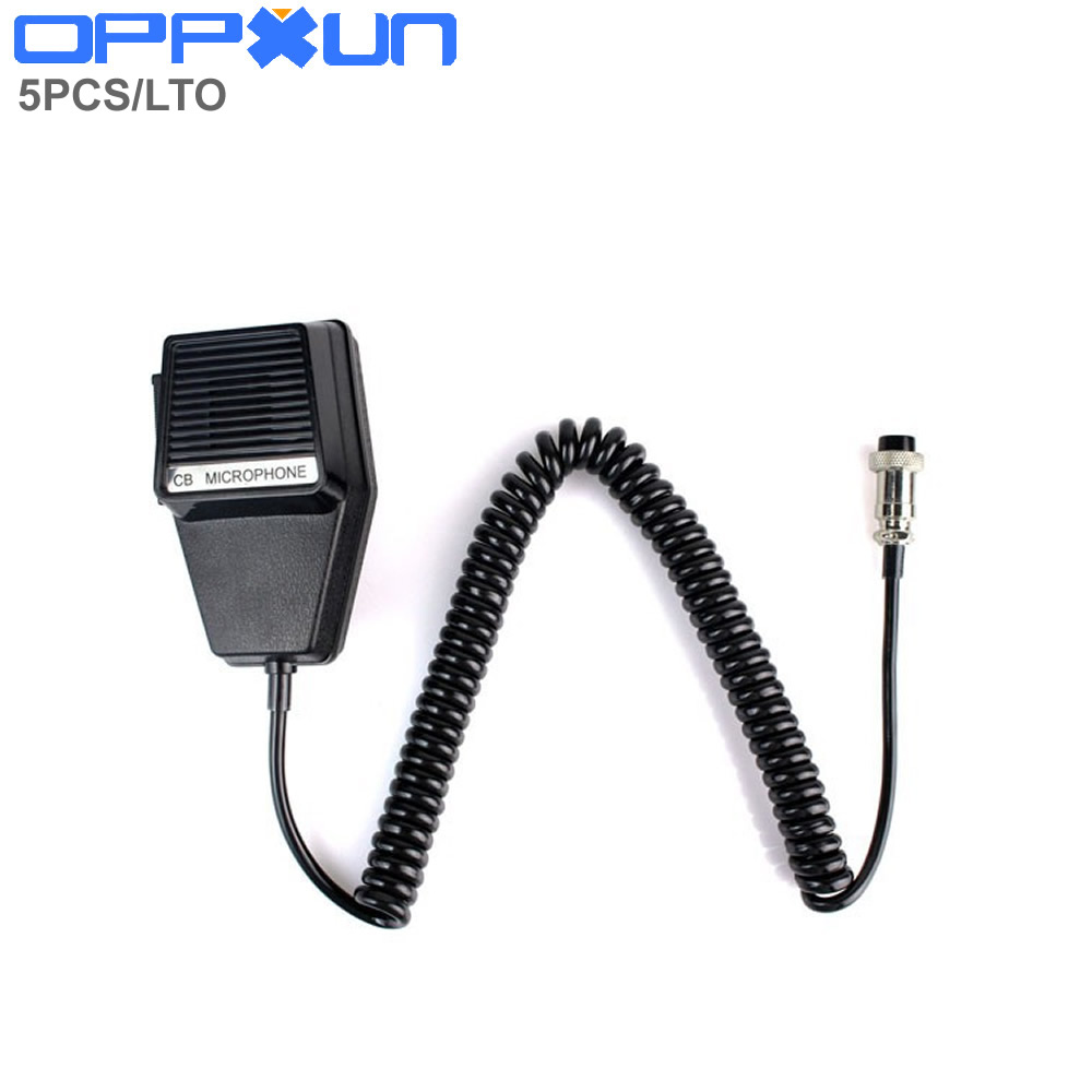 5PCS 4-Pin Workman CM4 CB Radio Mic Microphone For Cobra Uniden Galaxy Car Radio Two Way Radios