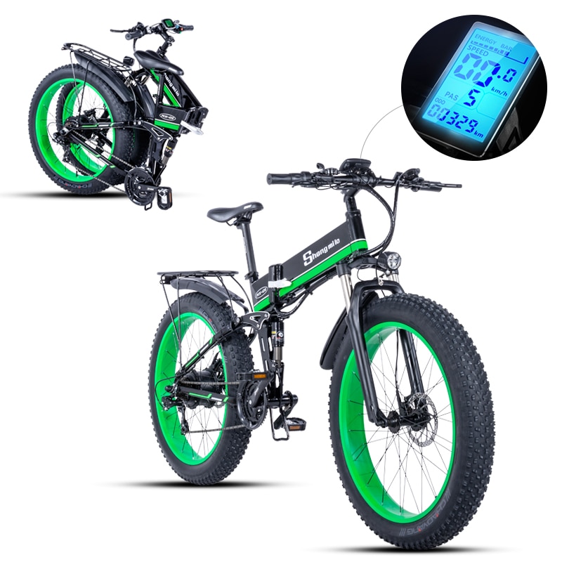 Electric bicycle 1000W Electric Beach Bike 4.0 Fat Tire Electric Bike  48V Mens Mountain Bike Snow E-bike 26inch Bicycle