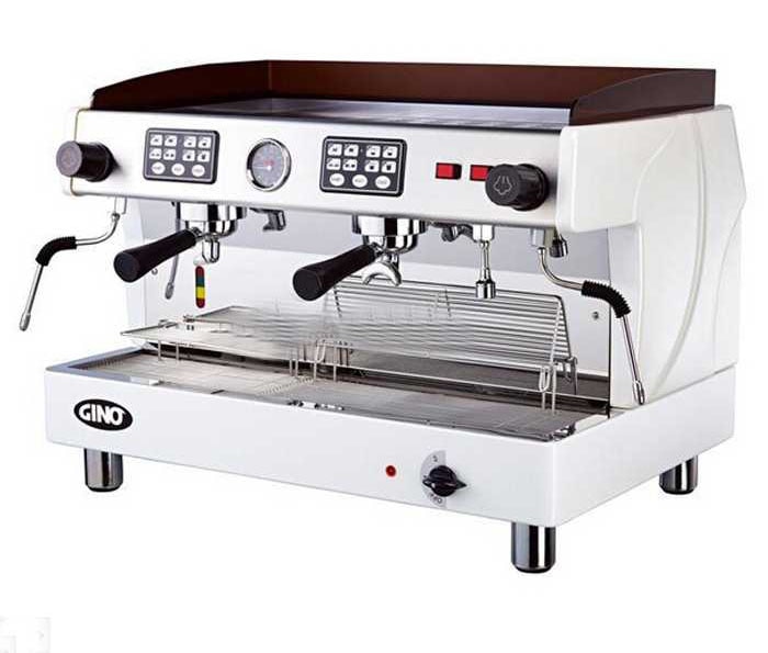 WN 220G Commercial smi-automatic espresso coffee machine 2 pressure gauges for extraction coffee pump pressure and boiler