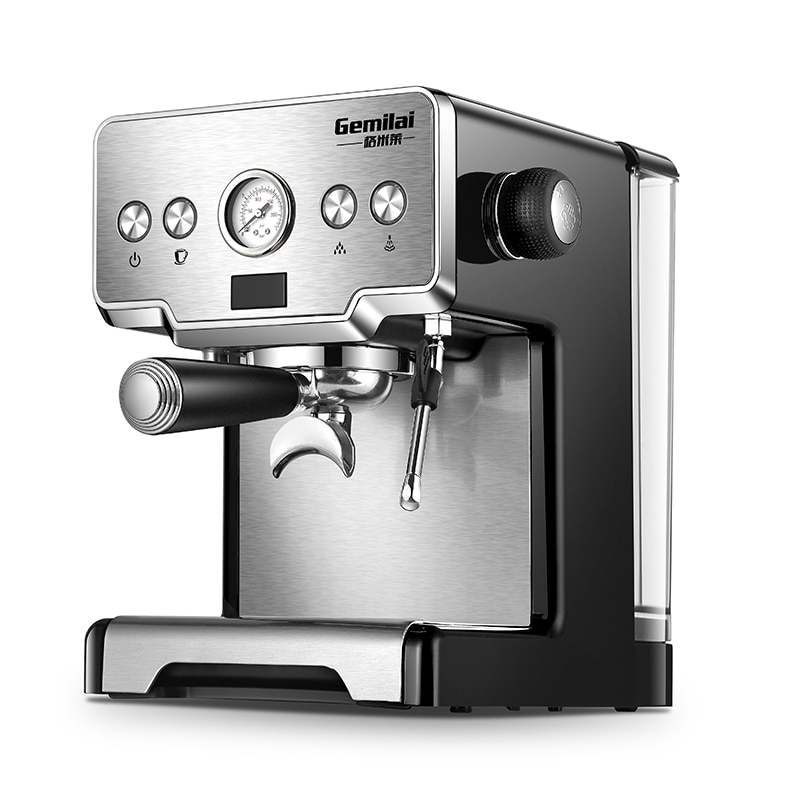 Espresso Machine Coffee Machine Coffee Maker 15 Bar Cafetera Steam Semi-automatic Cafeteira Milk Bubble Coffee Maker CRM3605