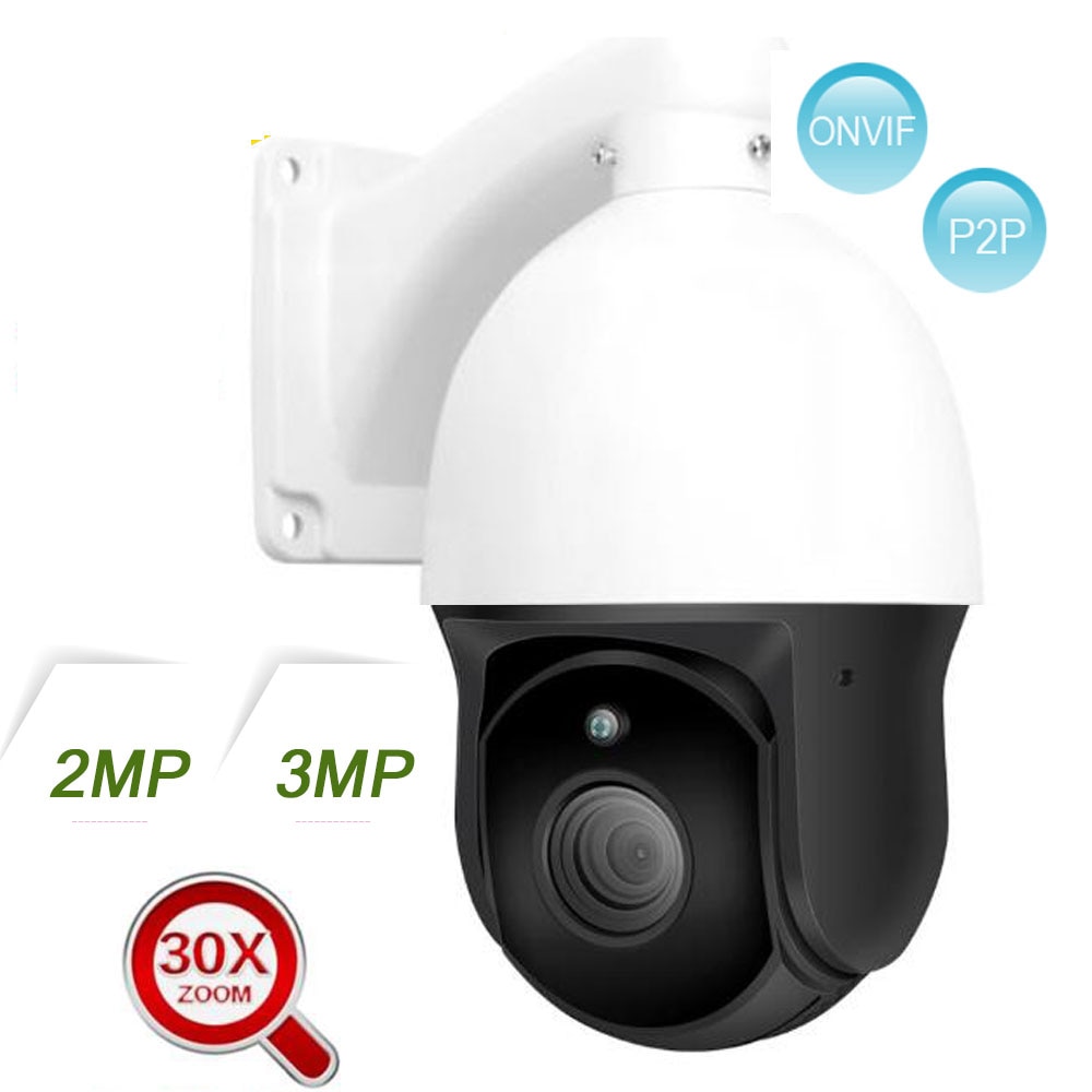 H.265 PTZ IP Camera 30X ZOOM Waterproof Mini 3MP 1080P Speed Dome Camera Outdoor IR 60M CCTV Security Camera IP ONVIF Alert