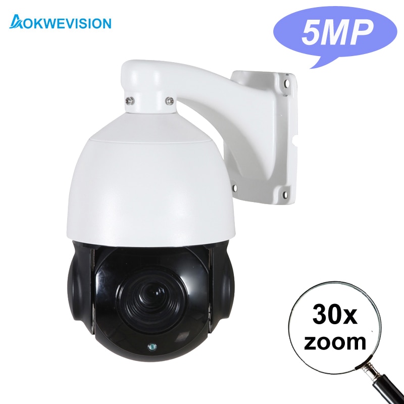 SONY IMX335 5MP 3MP 2MP outdoor Onvif Network H264 H.265 POE IP PTZ camera speed dome 30x zoom ptz ip camera 80m IR nightvision