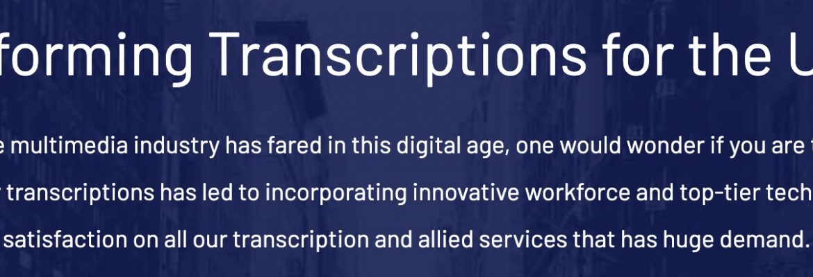 Transcription Services US